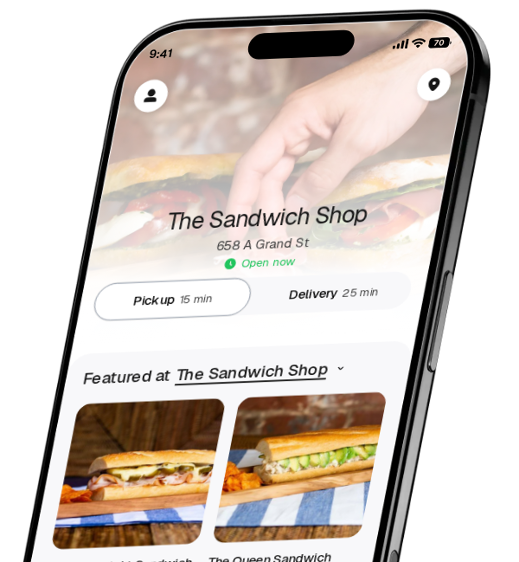The Sandwich Shop app preview