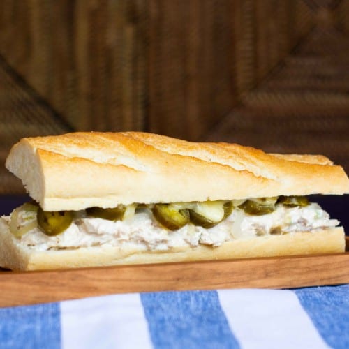 Tuna Melt Sandwich.