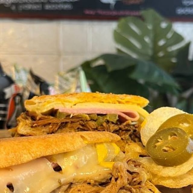 El Diablo Cubano Sandwich.